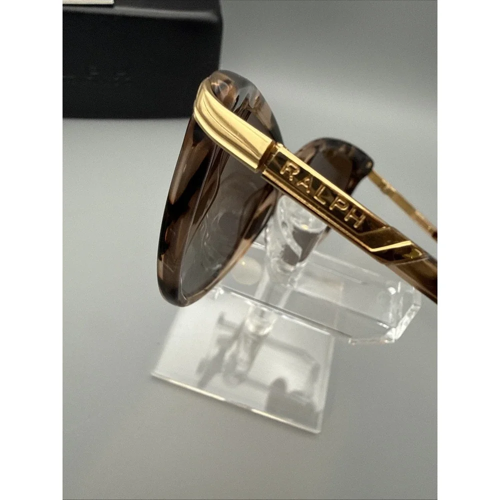 RALPH LAUREN RA5203 1463 BROWN TORTOISE/GOLD AUTHENTIC SUNGLASSES 54-16 & CASE